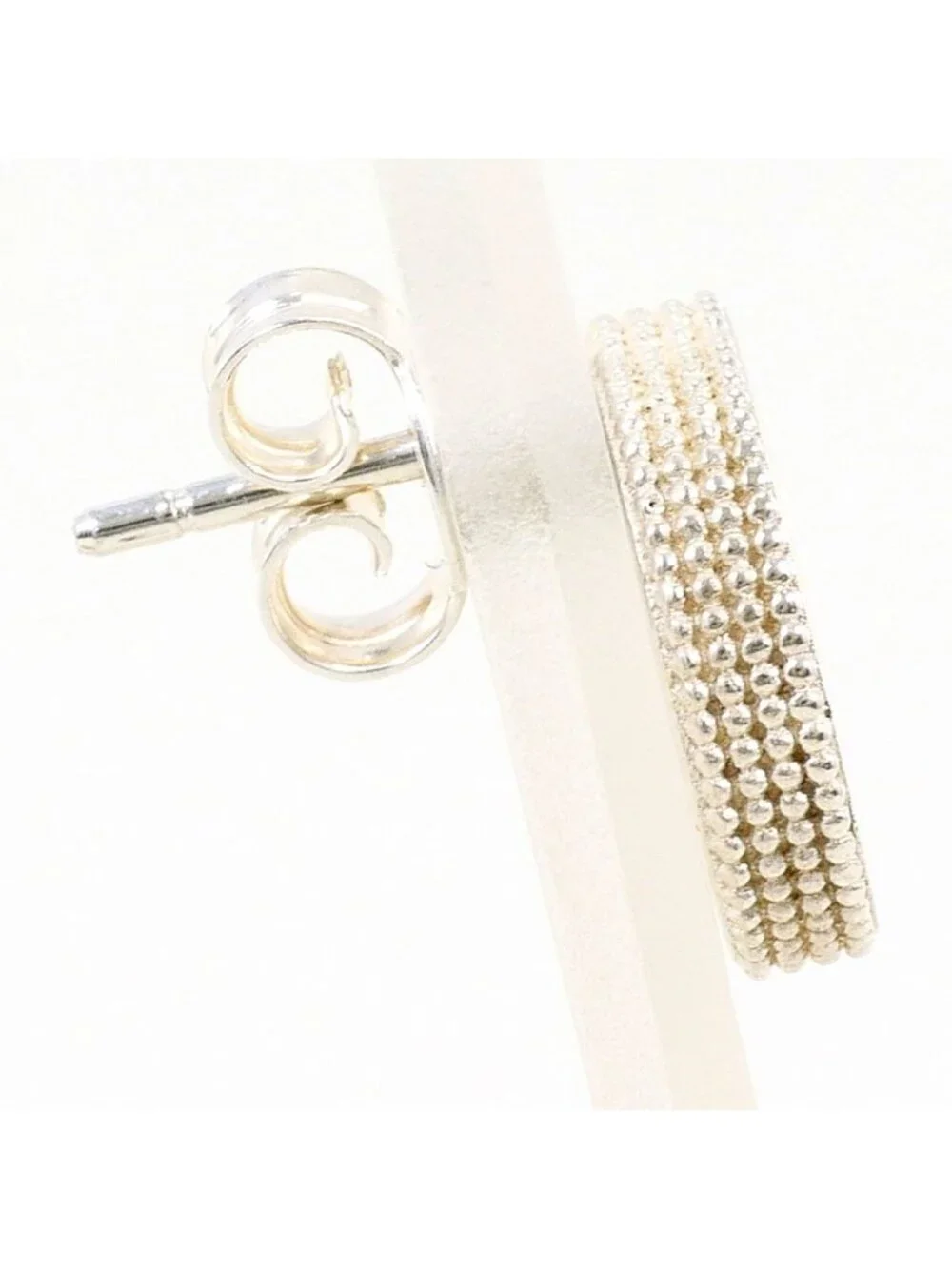 Gucci Interlocking 925 Sterling Silver Earrings Gross Weight